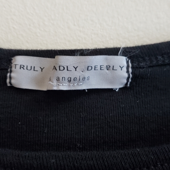 Truly Madly Deeply butterfly crop t shirt, trendy, 100% cotton, small - Picture 6 of 10